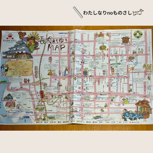 滋賀県長浜のMAP