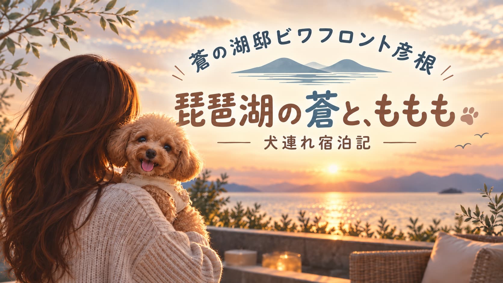蒼の湖邸ビワフロント彦根 犬連れ宿泊記のアイキャッチ